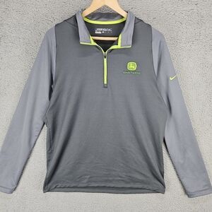 Nike Golf John Deere Pull Over 1/4 Quarter Zip Men's Medium Long Sleeve NWOT